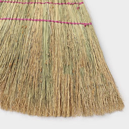 Метла 3-х прошивная «Сорго», усиленная, 450 г, 120 см, нить