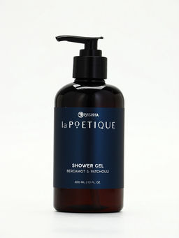 Гель для душа парфюмированный мужской, аромат бергамот и пачули, 300 мл, laPOETIQUE