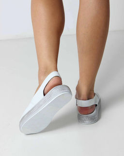 Босоножки 1042.2530w. Белый серый