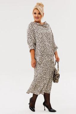 Костюм Anastasia 1158 платина (анималистический принт) фото 4