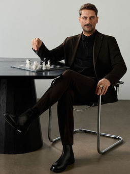 Standart Kal?p Erkek Blazer Ceket