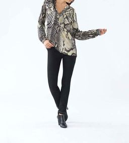 Блузка, черно-желтая - Heine фото 4