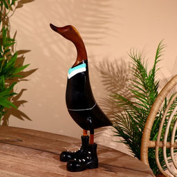 Сувенир «Утка в чёрном», 50 см, дерево