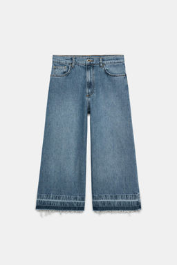 BERMUDA DENIM WIDE LEG ZW COLLECTION / Azul - Zara фото 5