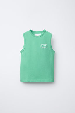 LOGO SLEEVELESS T-SHIRT