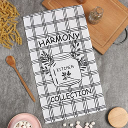 Кухонное полотенце «Доляна. Гармония», 28×46 см, 100% хлопок, вафля 160 г/м²