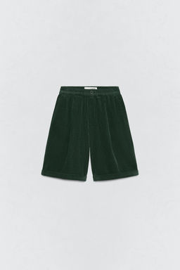 CORDUROY BERMUDA SHORTS SOSHIOTSUKI x ZARA