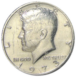 1/2 доллара (50 центов) 1973 года США