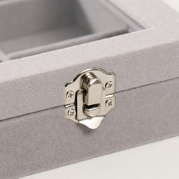 Шкатулка для браслетов «Серый туман», бархат, 5×20×28 см