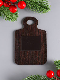 Набор магнитов на холодильник 4 шт. «Доска разделочная с конём: Огромного счастья, всё сбудется, ярких впечатлений»