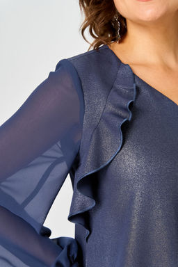 Платье EVA GRANT 7322 А синий баклажан