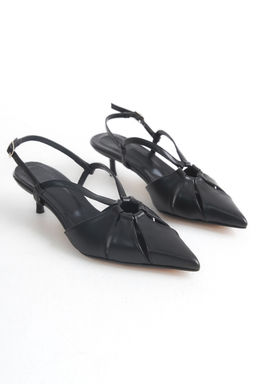 Trendyol Shoes Nude Cut Out Detayl? Arkas? Bantl? Kad?n Kitten Topuklu Ayakkab? TAKSS25TO00080 - Trendyolmilla фото 6