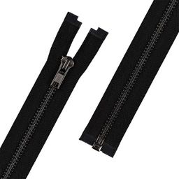 Молния Металл оксид (черный никель) ZIP 5B однозамковая 70 см Тип 5 10 шт разъёмная Gamma