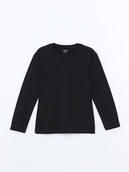 Bisiklet Yaka Basic Uzun Kollu Erkek Bebek Ti??rt 2li