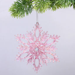 Цена за 2шт. Подвеска "Волшебные переливы" 13,5*13,5 см, Розовый