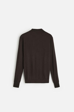LIGHTWEIGHT WOOL AND CASHMERE KNIT POLO SHIRT - Zara фото 23
