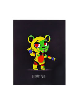 Набор предметных тетрадей Calligrata «Неоновые звери», 10 предметов, 48 листов, со справочным материалом, обложка из мелованного картона, неоновая...