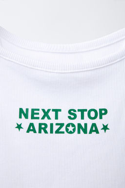 RIB TEXT TOP - Zara фото 3