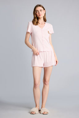 %100 Pamuk Regular Fit 2li Pijama Tak_m_ - Defacto фото 2