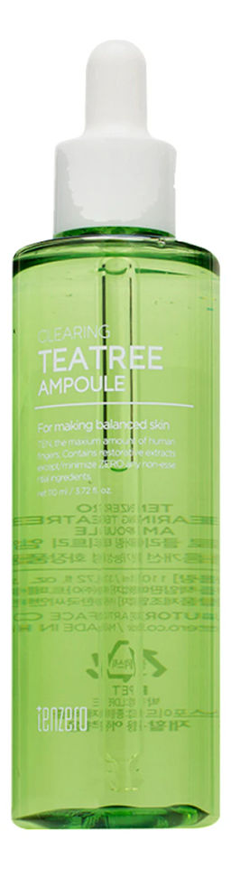 Clearing Teatree Ampoule - Балансирующая, увлажняющая ампульная сыворотка с экстрактом чайного дерева, 110мл
