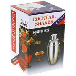 Шейкер из нержавеющей стали 350мл, д7,7см h16см, в цветной коробке (Китай) - Домашняя мода фото 3