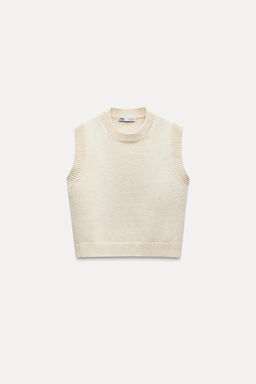 PLAIN KNIT VEST - Zara фото 7