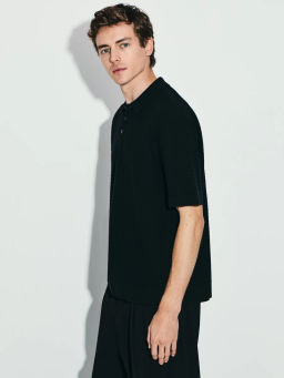 Джемпер поло текстурной вязки / Zarina