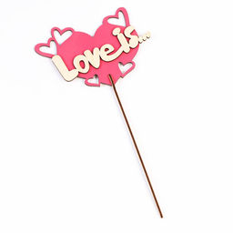 Топпер Love is, в упаковке, красный, 157 см - Дарим красиво фото 3