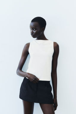 Boat-neck top - H&m фото 6