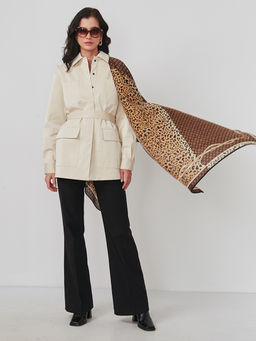 Большой, мягкий, тонкий и очень нежный двусторонний палантин - Tantino фото 3