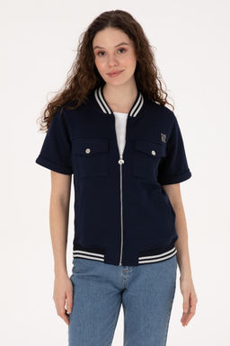 Kad_n Lacivert Sweatshirt