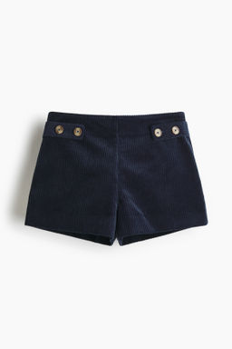 Minishorts de pana