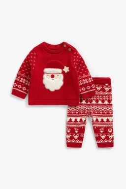 mothercare / Комплект: брюки, джемпер Новый год