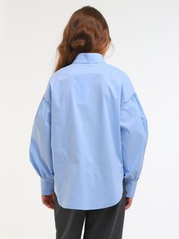 Рубашка для девочек - Синий мир фото 7