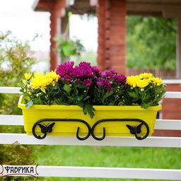 Балконная подставка для цветов 51-202 - Фабрика интерьерной ковки фото 3