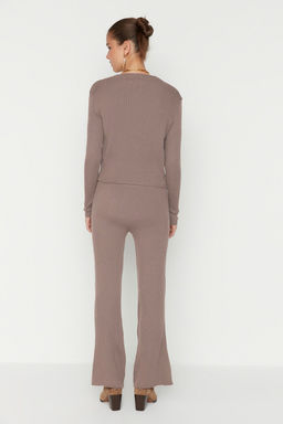 Vizon Fitillli Bluz H?rka Pantolon Triko Alt-Ust Tak?m TWOAW22AU0006