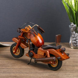 Фигурка дерево «Модель мотоцикла», 14×23.5×5 см, МИКС