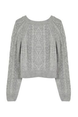 Ekru Cift Tarafl? Kullan?labilen Triko Kazak-H?rka TWOAW24KZ00144 - Trendyolmilla фото 15