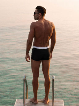 Плавки Sw.07M черный / белый