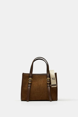 CORDUROY MINI TOTE BAG - Zara фото 3