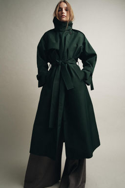 OVERSIDE WATER REPELLENT TRENCH COAT ZW COLLECTION