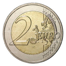 Монета 2 евро 2014 года 50 лет правления герцога Жана