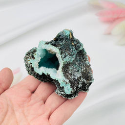 Хризоколла с Малахитом и Кварцем - Радуга самоцветов фото 2