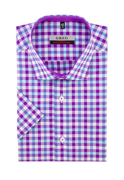 Сорочка мужская короткий рукав GREG 725/101/5473/Z/1  фото 2