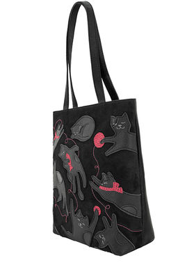 Сумка с аппликацией ДС-517-284 синий - Protege фото 9