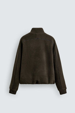 FLEECE ZIP SWEATSHIRT - Zara фото 9