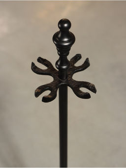 Каминный набор «Тепло», 4 предмета, 12×12×54 см, сталь