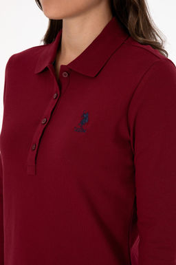 Kad_n Bordo Basic Polo Yaka Sweatsh_rt Sepette S_rpriz _ndirim - U.s. polo assn фото 7