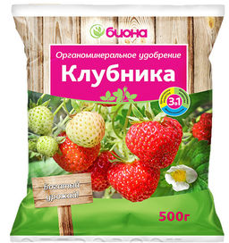 БМ Биона ОМУ Клубника 500 гр (25 шт./упак.)