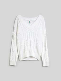 ACOOLA / Джемпер детский для девочек Georgia белый